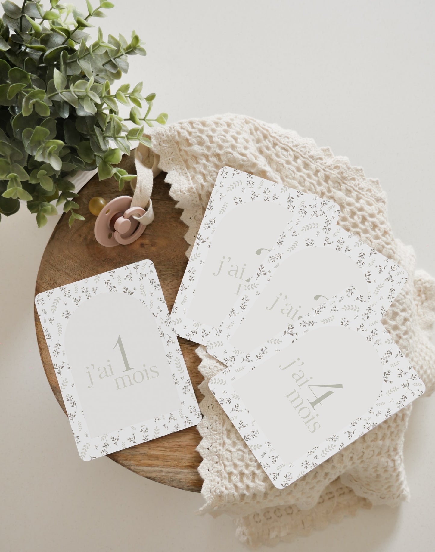 Ensemble de cartons «moisniversaire»