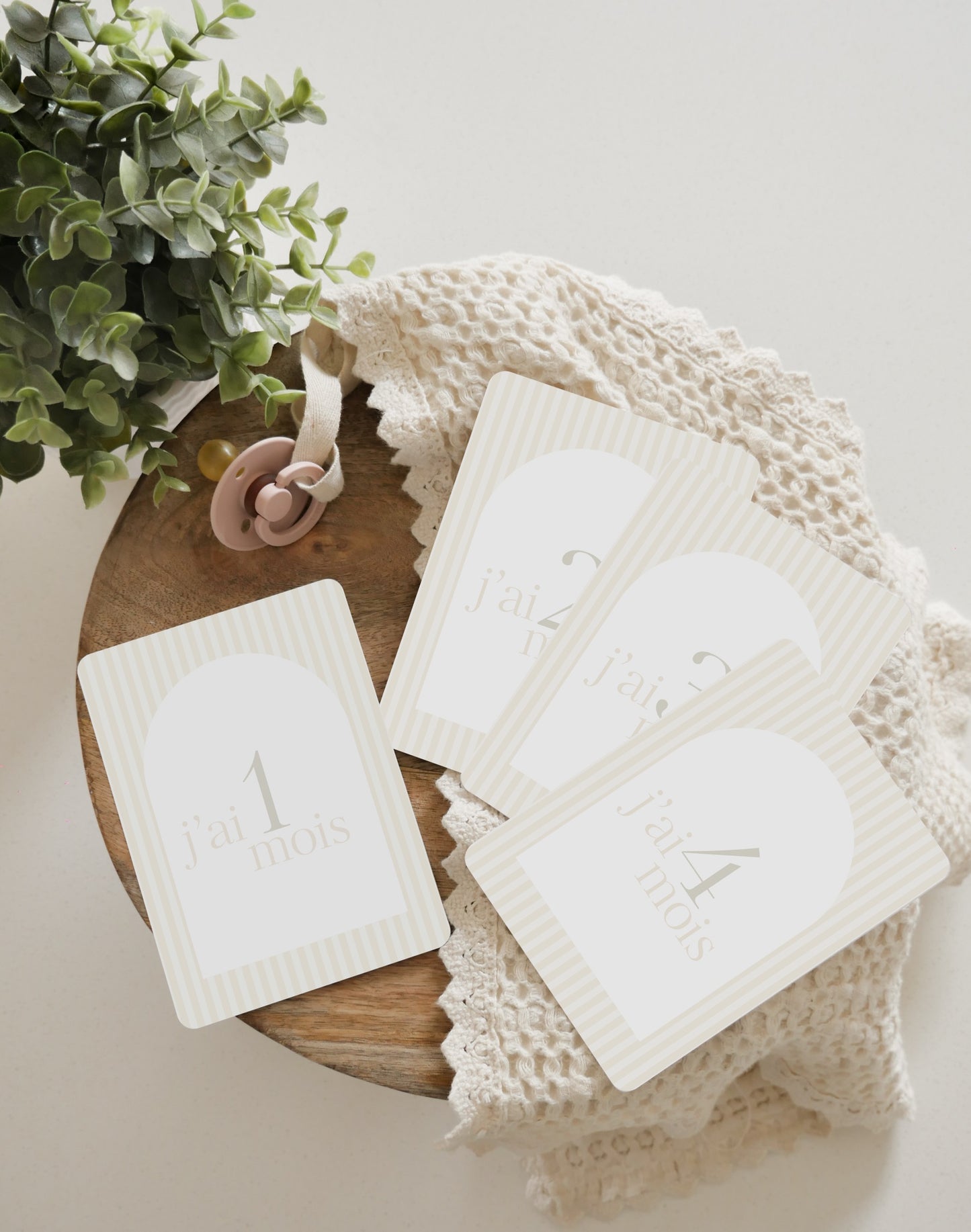Ensemble de cartons «moisniversaire»