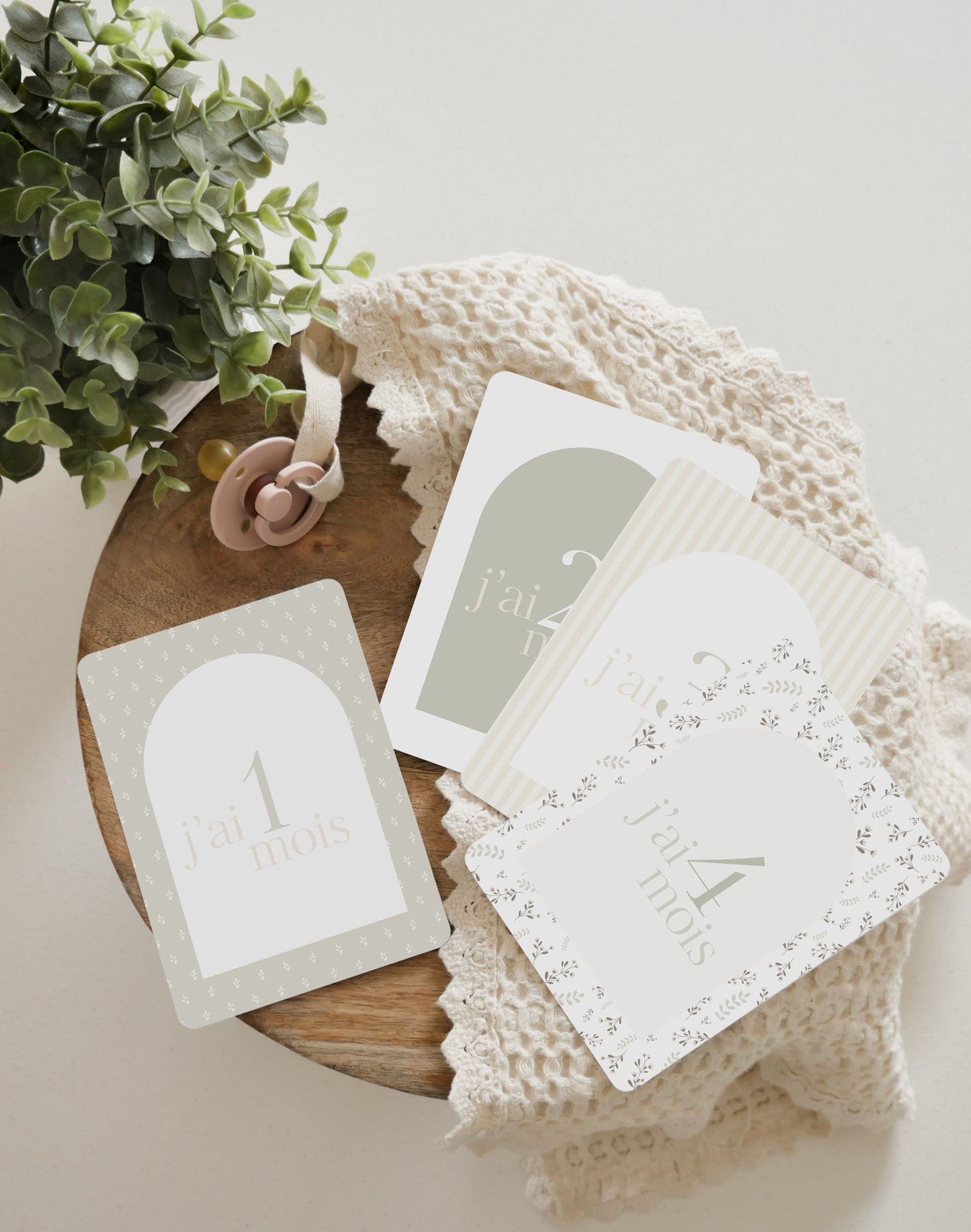 Ensemble de cartons «moisniversaire»