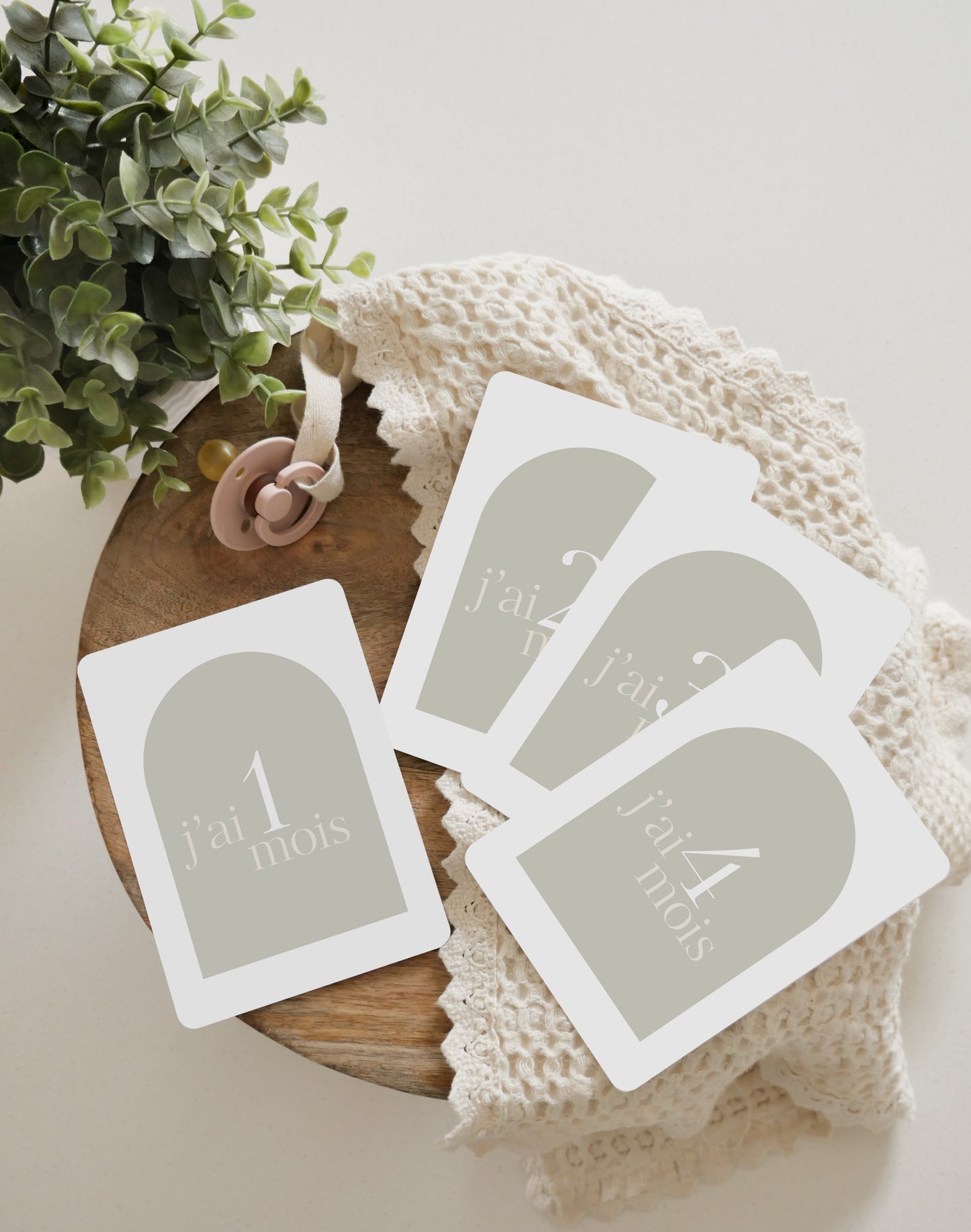 Ensemble de cartons «moisniversaire»