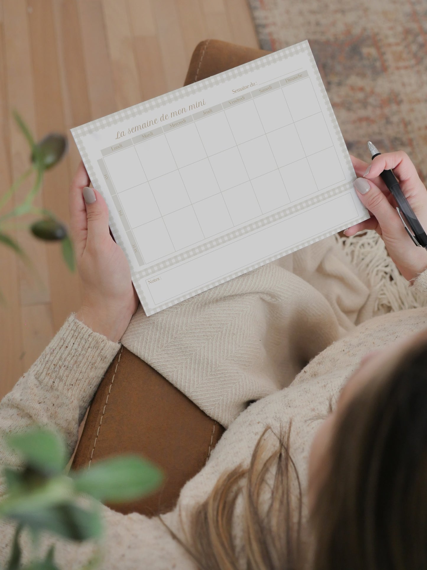 Bloc-notes « semaine de bébé » - NUMÉRIQUE