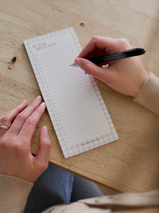 Bloc-notes «to-do de maman»