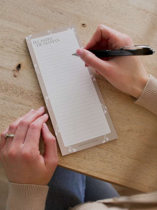 Bloc-notes «les notes de maman»
