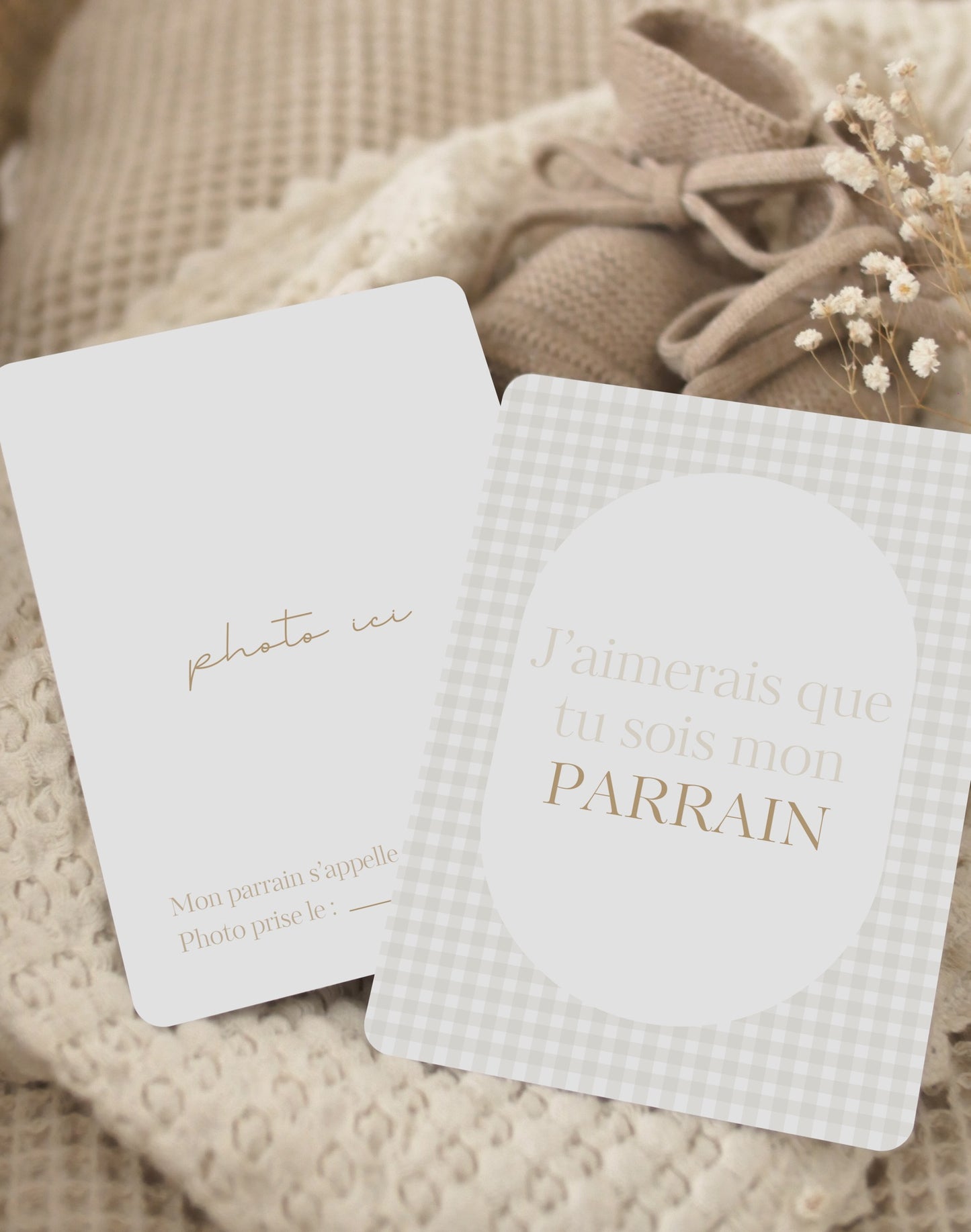 Carton demande parrain et marraine