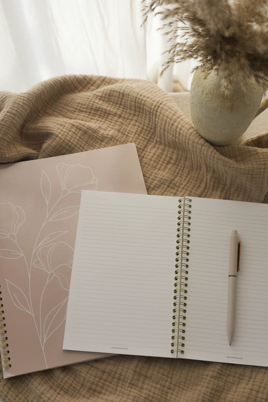 Cahier de notes 8,5x5,5 po – 50 pages – Couverture laminée
