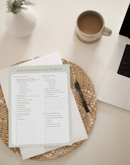 Liste d'essentiels pour l’hôpital