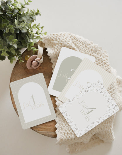 Ensemble de cartons «moisniversaire»