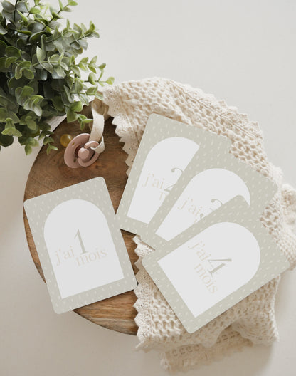 Ensemble de cartons «moisniversaire»