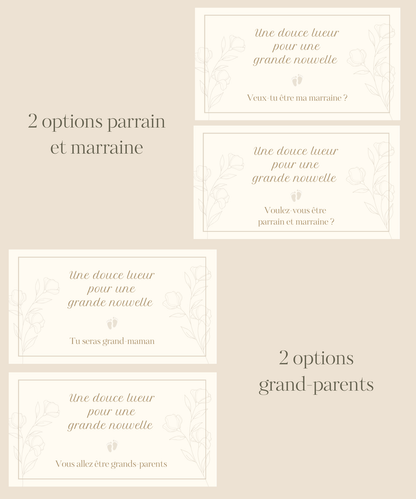 Bougie annonce de grossesse – Idée cadeau originale pour vos proches