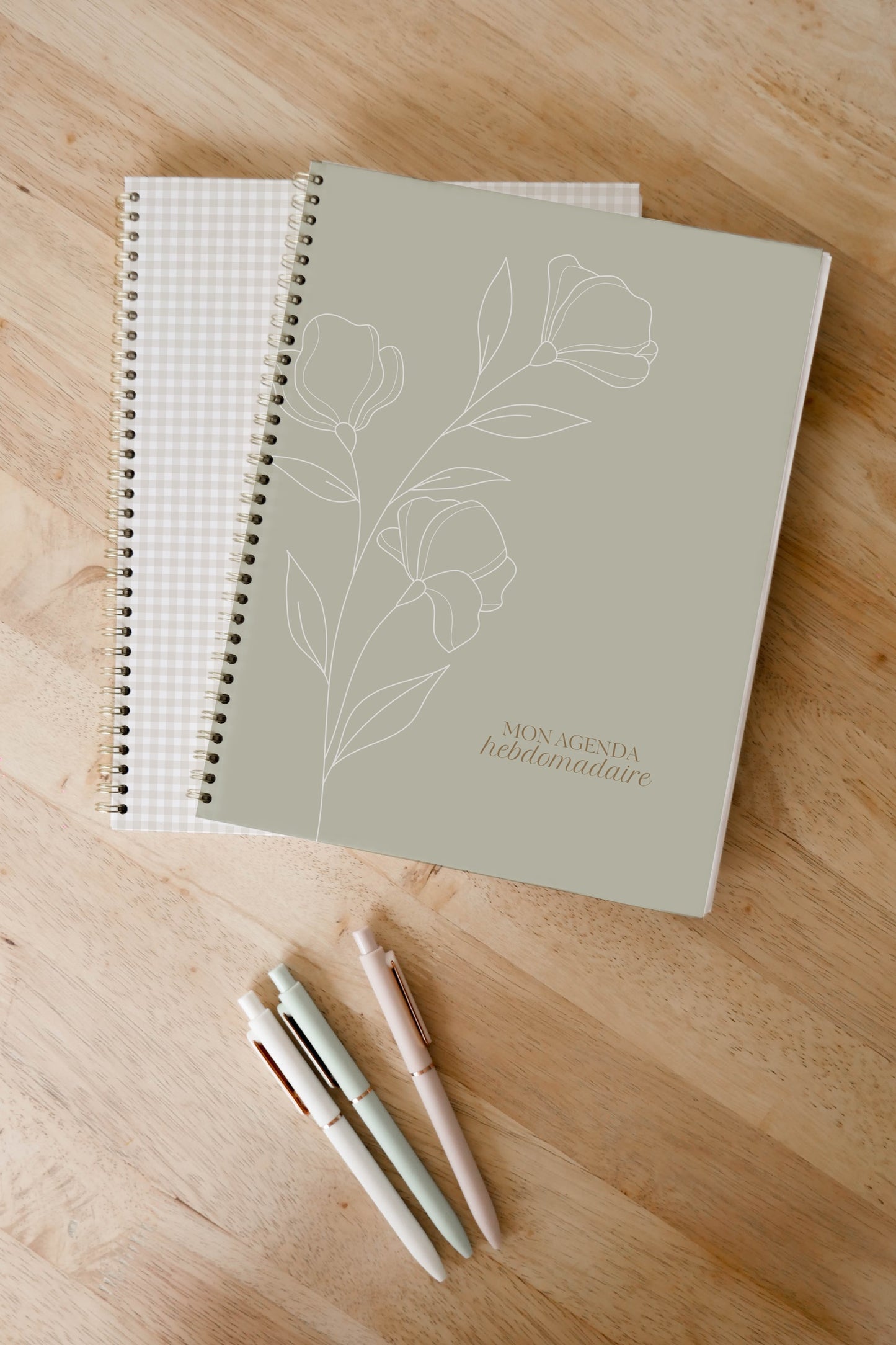 Agenda sans date - Hebdomadaire