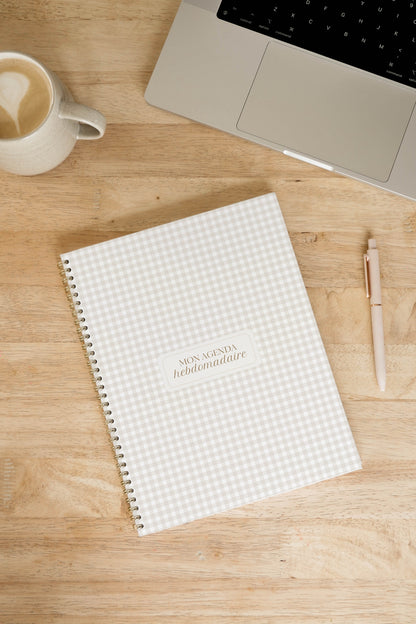 Agenda sans date - Hebdomadaire
