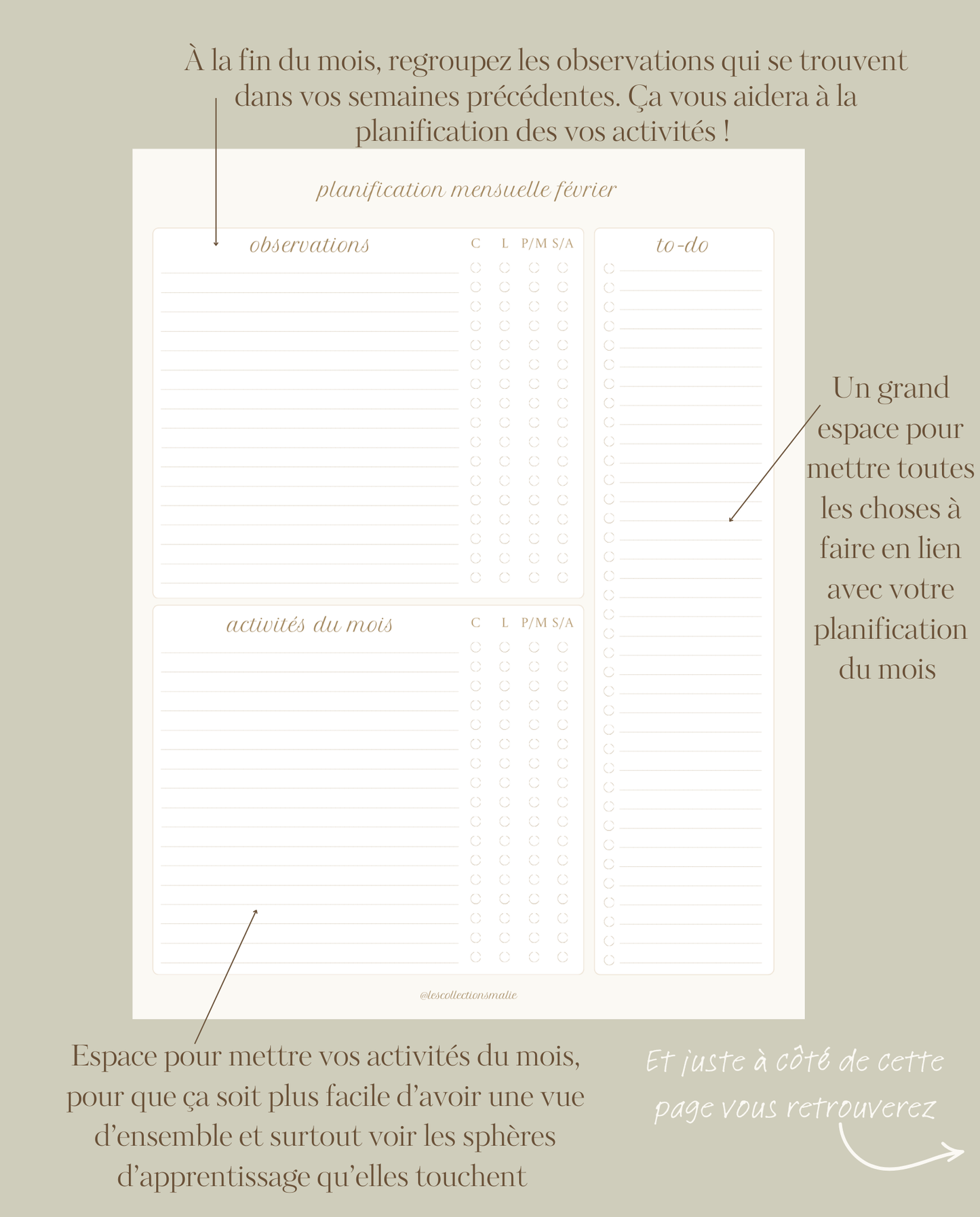 Agenda pour éducatrice 2026-2027 | Planificateur 8,5 x 11