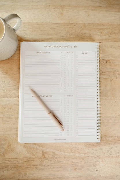 Agenda pour éducatrice 2026-2027 | Planificateur 8,5 x 11