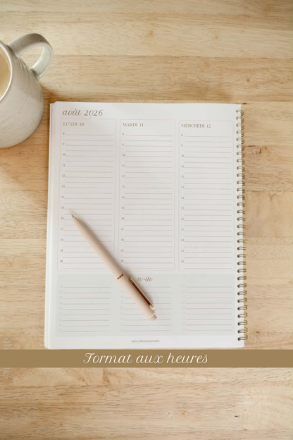 Agenda daté 2026-2027