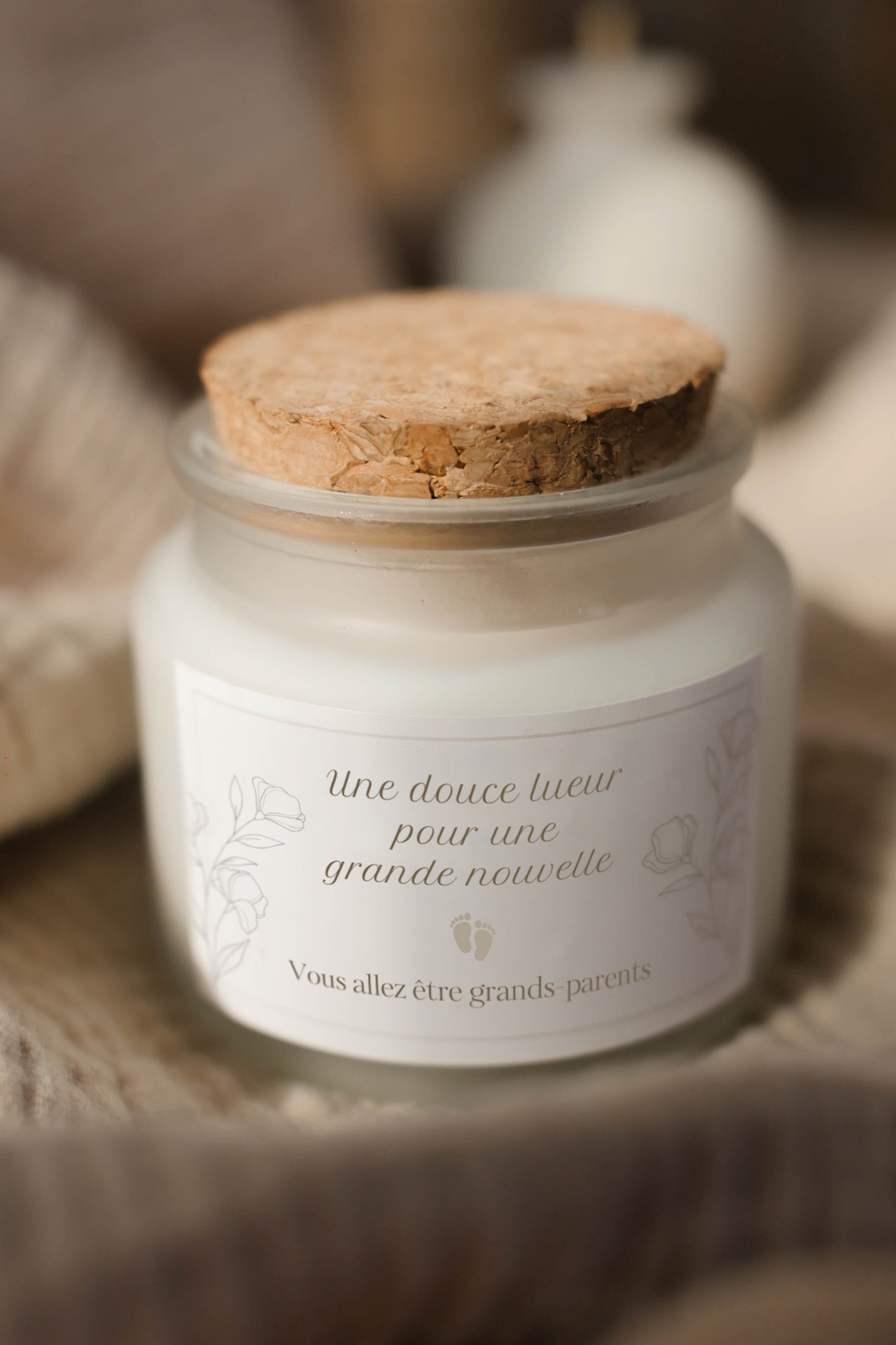 Bougie annonce de grossesse – Idée cadeau originale pour vos proches