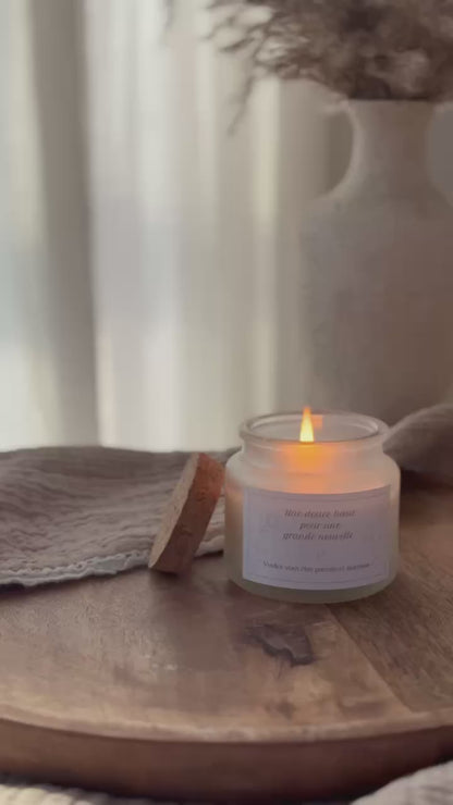 Bougie annonce de grossesse – Idée cadeau originale pour vos proches